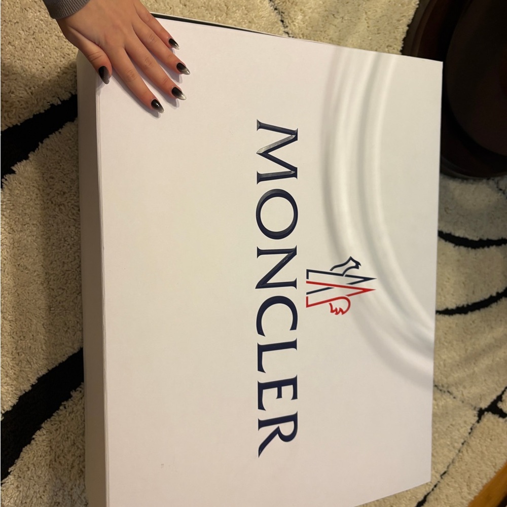 Moncler White and Blue Box